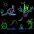 cheap Decorative Lights-Glow EL Wire Cable LED Neon Christmas Dance Party DIY Costumes Clothing Luminous Car Light Decoration Clothes Ball Rave With Battery Drive Box