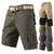 economico Classico-Per uomo Pantaloncini modello cargo Pantaloncini Maglia da escursione Multi tasca Liscio Indossabile Lunghezza del ginocchio Esterno Informale Giornaliero Sportivo Di tendenza Nero Giallo