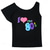 abordables Conjuntos-Retro Antiguo Disco Años 80 Accesorios Camiseta con hombros descubiertos me encantan los 80 Disfraz Mujer Mascarada Fiesta / Noche Desfile del orgullo Mes del Orgullo Adulto Disfraz