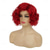 cheap Costume Wigs-Short Curly Red Wigs for Women Synthetic Natural Wavy Red Costume Cosplay Party Wig with Wig Cap Carnival Wigs