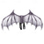 cheap Halloween Mask &amp; Props-Halloween Wings Demon Bone Skeleton Folding Batpunk Fallen Angel Evil Festival Carnival Props Men and Women Halloween Carnival Ball Props Foldable Black and White Non woven Fabric Demon Bone Wings
