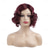 cheap Costume Wigs-Short Curly Red Wigs for Women Synthetic Natural Wavy Red Costume Cosplay Party Wig with Wig Cap Carnival Wigs