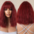cheap Synthetic Trendy Wigs-Ginger Curly Wigs for Women Short Orange Wigs With Bangs Natural Looking Cosplay Synthetic Hair