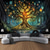 cheap Tree of Life Tapestry-Boho Hanging Tapestry Wall Art Tree of Life Large Tapestry Mural Decor Photograph Backdrop Blanket Curtain Home Bedroom Living Room Decoration