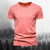 baratos Camisetas masculinas casuais-Homens Camiseta T-shirt Tecido Gola Redonda Rua Férias Manga Curta Roupa Moda Designer Básico