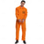 cheap Couples&#039; &amp; Group Costumes-Couples Prisoner Harley Quinn Halloween Group Couples Costumes Men&#039;s Women&#039;s Movie Cosplay Cosplay Costumes Orange Top Pants Halloween Carnival Masquerade