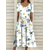 cheap Casual Dress-Women&#039;s Casual Dress Floral Print Ruched Print Crew Neck Midi Dress Basic Casual Daily Short Sleeve Summer Spring