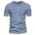 billiga Casual T-shirts för män-Herr T-shirt Henleytröja golfpolo Slät Runda Ledigt Sport Kortärmad Knapp Kläder 100 % bomull Mode Häftig