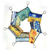 abordables Portefeuilles-Femme Portefeuille Minaudière Porte-Monnaie Porte-cartes de crédit faux cuir Achats du quotidien Fermeture Imprimé Grande Capacité Etanche Poids Léger 3D Fleur Halloween Chauve-souris lunaire Ciel