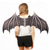 cheap Halloween Mask &amp; Props-Halloween Wings Demon Bone Skeleton Folding Batpunk Fallen Angel Evil Festival Carnival Props Men and Women Halloween Carnival Ball Props Foldable Black and White Non woven Fabric Demon Bone Wings