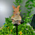 cheap Sculpture &amp; Landscape Lights-Solar Animal Lamp Outdoor Bunny Garden Waterproof Lamp Resin Handicraft Landscape