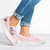 cheap Women&#039;s Sneakers-Women&#039;s Sneakers Canvas Shoes Plus Size Slip-on Sneakers Comfort Shoes Daily Walking Solid Color Summer Flat Heel Round Toe Vintage Casual Comfort Canvas Loafer Pink Blue Grey