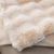 abordables hogar-manta de tiro de piel sintética súper suave manta de felpa acogedora de lujo real uso para sofá sofá cama silla, manta de terciopelo de piel sintética difusa reversible