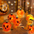 cheap Halloween Lights-Halloween Lights Solar Wind Chimes Color Changing Jack O Lantern Outdoor Halloween Decorations With 6 Pumpkin Lights, Waterproof Thanksgiving Fall Decor for Tree Door Window Party Yard Decoration