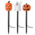 cheap Halloween Lights-Solar Evil Pumpkin Patio Lights Spooky Glow to Your Outdoor Jack O Lantern Decor Pumpkin Skull Ghost for Halloween Thanksgiving Holidays