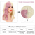 abordables Pelucas de fiesta-Peluca rubia corta con puntas rosas pelucas con flequillo peluca bob mezcla de rubio y rosa peluca rizada y ondulada sintética peluca hasta los hombros para fiestas de Halloween de cosplay