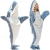 preiswerte Onesie-Kostüme-Hai Faschingskostüme Cosplay Kostüm Decke Onesie-Kostüm Kinder Erwachsene Unisex Kuschelig Weihnachten Karneval Einfaches Karnevalskostüm