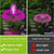 billiga Pathway Lights &amp; Lanterns-solar led manetljus rörsvamp lampa utomhus trädgård dekor gräsmatta ljus 7 färg byte vattentät uteplats gård gång gång dekor sol blommor lampa