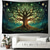 cheap Tree of Life Tapestry-Boho Hanging Tapestry Wall Art Tree of Life Large Tapestry Mural Decor Photograph Backdrop Blanket Curtain Home Bedroom Living Room Decoration