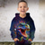 cheap Boy&#039;s 3D Animals-Boys 3D Graphic Animal Dinosaur Hoodie Long Sleeve 3D Print Summer Spring Fall Fashion Streetwear Cool Polyester Kids 3-12 Years Outdoor Casual Daily Regular Fit