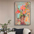 cheap Abstract Paintings-Handmade Oil Painting Canvas Wall Art Decor Original Textured Floral Painting for Home Decor With Stretched Frame/Without Inner Frame Painting