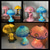 cheap Table Lamps-Mushroom Table Lamp, Simulated Stained Glass Night Light, Bohemian Resin Decorative Bedside Lamp, for Bedroom Living Room Home Office, Decor Gift