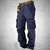 abordables Pantalones cargo-Hombre Pantalones cargo Pantalones Multi bolsillo Plano Listo para vestir Exterior Casual Diario Moda Clásico Ejército amarillo Negro