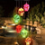 cheap Hallowen Prop Lighting-Skull Head Solar Wind Chime Halloween Decoration Lights 6 LED String Lights Outdoor Decorations Hanging Garden Lights Color Changing Decor LED Wind Chimes, Theme Parties Haunted Party Garden Yard Outdoor Bar Hallowmas Decorations