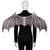 cheap Halloween Mask &amp; Props-Halloween Wings Demon Bone Skeleton Folding Batpunk Fallen Angel Evil Festival Carnival Props Men and Women Halloween Carnival Ball Props Foldable Black and White Non woven Fabric Demon Bone Wings