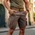 economico All&amp;#39;aperto-Per uomo Pantaloncini cargo Shorts Pantaloncini Estivi Multi-tasche Semplice Comodità Traspirante Corto Casuale Quotidiano Ferie Moda Designer Verde militare Cachi