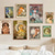 cheap People Prints-People Wall Art Canvas Vintage Art Nouveau Alphonse Mucha Prints and Posters Abstract Portrait Pictures Decorative Fabric Painting For Living Room Pictures No Frame