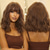 cheap Synthetic Trendy Wigs-Ginger Curly Wigs for Women Short Orange Wigs With Bangs Natural Looking Cosplay Synthetic Hair