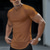 Χαμηλού Κόστους Ανδρικά μπλουζάκια casual-Ανδρικά Μπλουζάκι Συμπαγές Χρώμα Λαιμόκοψη V Δρόμος Causal Κοντομάνικο Ρούχα Μοντέρνα Βασικό Κλασσικό Άνετο