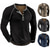 ieftine Tricou casual Henley-Bărbați Cămașă Henley Tricou cu maneca lunga Simplu Henley Stradă Sport Manșon Lung Buton în jos Îmbrăcăminte Designer De Bază Casual Comfortabil