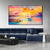 cheap Abstract Paintings-Handmade Oil Painting Canvas Wall Art Decoration Abstract  Seascape Painting Color Sailboat for Home Decor Rolled Frameless Unstretched Painting