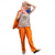 cheap Couples&#039; &amp; Group Costumes-Couples Prisoner Harley Quinn Halloween Group Couples Costumes Men&#039;s Women&#039;s Movie Cosplay Cosplay Costumes Orange Top Pants Halloween Carnival Masquerade