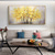 cheap Floral/Botanical Paintings-Handmade Oil Painting Canvas Wall Art Decor Original Golden tree texture trees in full  for Home Decor With Stretched FrameWithout Inner Frame Painting