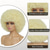 tanie Peruki historyczne-Peruka Afro - Blond Afro z lat 70. Dla Kobiet Miękkie Kręcone Włosy Afro Bez Grzywki Naturalnie Wyglądająca Męska Skacząca Blond Afro Puff Peruka Włosy Syntetyczne Duża Afro Peruka Halloween Cosplay
