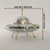 cheap Statues-Disco Ball UFO Desktop Decor, Modern Retro Creative Decor, Alien Lovers, For Children And Friends, Room Decoration Desktop Display Decor