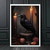 cheap Prints-Halloween Wall Art Canvas Victoria Crow Witch Ghost  Prints and Posters Abstract Portrait Pictures Decorative Fabric Painting For Living Room Pictures No Frame