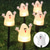 cheap Halloween Lights-Solar Evil Pumpkin Patio Lights Spooky Glow to Your Outdoor Jack O Lantern Decor Pumpkin Skull Ghost for Halloween Thanksgiving Holidays
