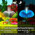 billiga Pathway Lights &amp; Lanterns-solar led manetljus rörsvamp lampa utomhus trädgård dekor gräsmatta ljus 7 färg byte vattentät uteplats gård gång gång dekor sol blommor lampa