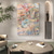 cheap Abstract Paintings-Handmade Oil Painting Canvas Wall Art Decor Original Textured Floral Painting for Home Decor With Stretched Frame/Without Inner Frame Painting