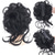 cheap Chignons-Messy Curly Wavy Hair Bun Claw Clip In Tousled Updo Hair Extensions Curly Wavy Synthetic Hair Bun Scrunchie Hair Piece