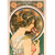 cheap People Prints-People Wall Art Canvas Vintage Art Nouveau Alphonse Mucha Prints and Posters Abstract Portrait Pictures Decorative Fabric Painting For Living Room Pictures No Frame