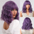 cheap Synthetic Trendy Wigs-Ginger Curly Wigs for Women Short Orange Wigs With Bangs Natural Looking Cosplay Synthetic Hair