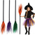 cheap Accessories-Witch Halloween Props Teen Adults&#039; Women&#039;s Girls&#039; Halloween Halloween Easy Carnival Costume