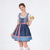 cheap Dirndl-Oktoberfest Blouse / Shirt Dirndl Maid Oktoberfest Couple German Munich Wiesn Women&#039;s Traditional Style Cloth Top Dress Apron