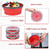 cheap Kitchen Storage-Collapsible Food Storage Containers with Lids, Silicone Round Collapsible Bowls Collapsible Kitchen Items for Camping Hiking Microwave Dishwasher Freezer