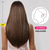 abordables Pelucas sintéticas de moda-pelucas marrones para mujer peluca sintética larga recta en capas cabello natural parte media